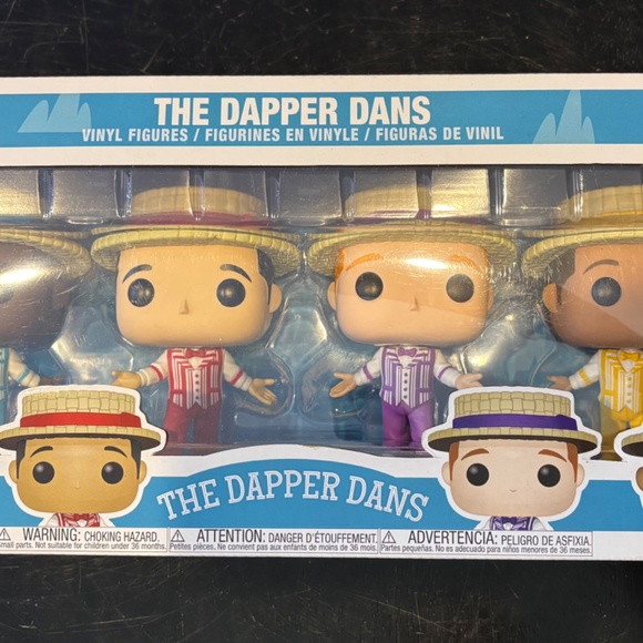 Disney D23 Pop! The Dapper Dans 4 Pack Vinyl Figures New In Box - Picture 3 of 3